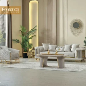 Romance Beige Sofa Set