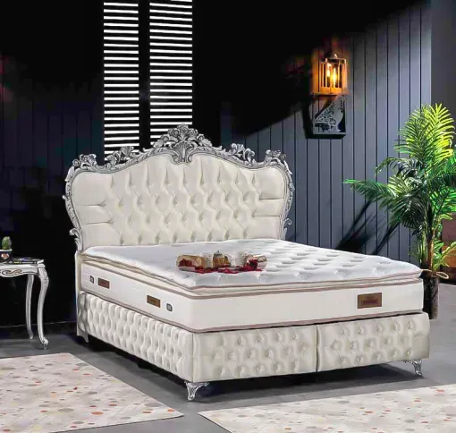 Elizia Boxspringbett Creme - Image 2