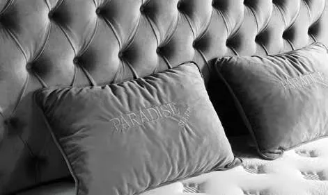 King Box Spring Bed Grey - Image 4